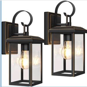 2-Pack Outdoor Wall Light Fixtures, new